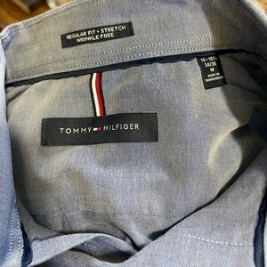 Tommy Hilfiger Men's Gray Button Down Shirt